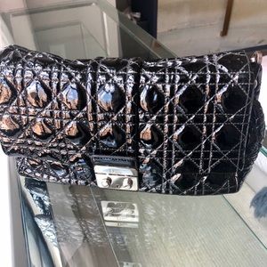 Dior Black Patent Handbag